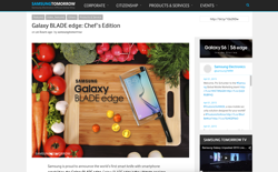 screenshot Samsung Galaxy Blade Edge Chef's Edition