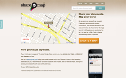 screenshot Share My Map