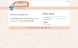 screenshot Shoutfit