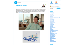 screenshot Skype for String