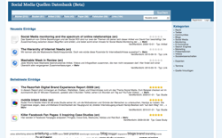 screenshot Social Media Quellen Datenbank