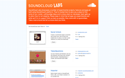 screenshot SoundCloud Labs