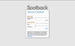 screenshot Spotback