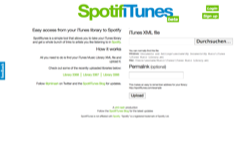 screenshot SpotifiTunes