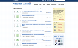 screenshot Stack Exchange Graphic Design