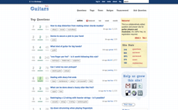 screenshot Stack Exchange Guitars