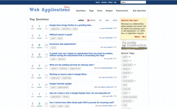 screenshot Stack Exchange Web Apps