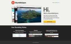 screenshot StumbleUpon