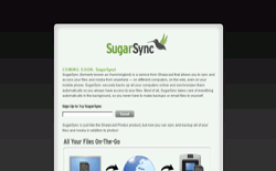 screenshot SugarSync