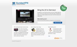 screenshot SundayVPN