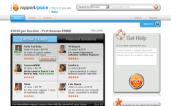 screenshot SupportSpace