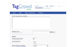 screenshot TagCrowd