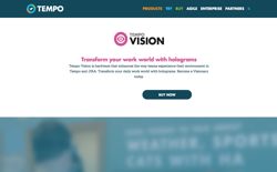 screenshot Tempo Vision