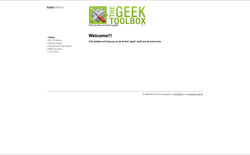 screenshot The Geek Toolbox
