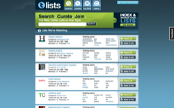 screenshot TLists