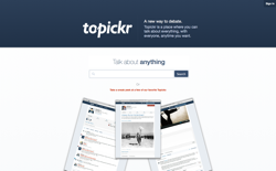 screenshot Topickr