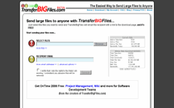 screenshot TransferBigFiles