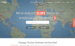 screenshot TripHappy