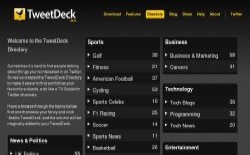 screenshot TweetDeck Directory