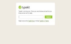 screenshot typekit