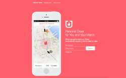 screenshot Uber for Tinder