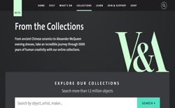 screenshot V&A From the Collections
