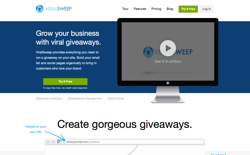 screenshot ViralSweep