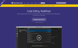 screenshot Visual Studio Code