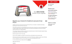 screenshot Vodafone Emoji Phone