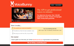 screenshot VoiceBunny