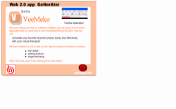 screenshot Web 2.0 app GeNerAtor