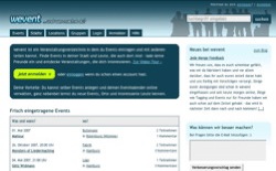screenshot wevent