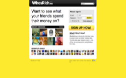 screenshot WhosRich.me