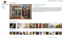 screenshot WikiPaintings