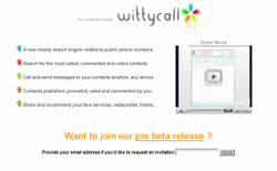 screenshot wittycall