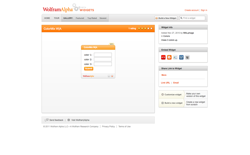 screenshot Wolfram|Alpha ColorMix