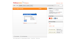screenshot Wolfram|Alpha Find an Object in the Sky