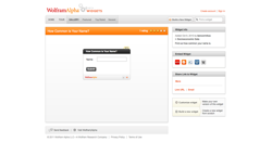 screenshot Wolfram|Alpha How Common Is Your Name?