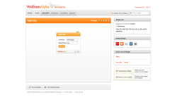 screenshot Wolfram|Alpha Night Sky