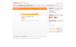 screenshot Wolfram|Alpha Prime Factors