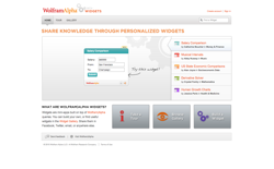 screenshot Wolfram|Alpha Widgets