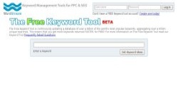 screenshot The Free Keyword Tool