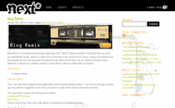 screenshot Blog Remix