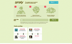 screenshot Zerply