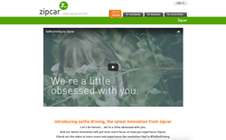 screenshot Zipcar Selfie Driving