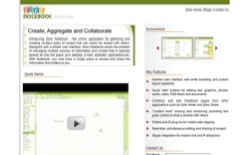 screenshot Zoho Notebook